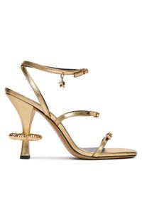 MARC JACOBS - Marc Jacobs Sandały 2P5FPM001F14 Złoty. Kolor: złoty. Materiał: skóra