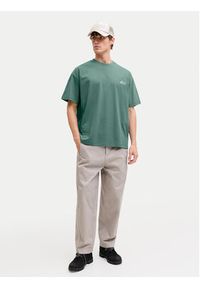 Jack & Jones T-Shirt Dust 12292982 Turkusowy Loose Leg. Kolor: turkusowy. Materiał: bawełna #7