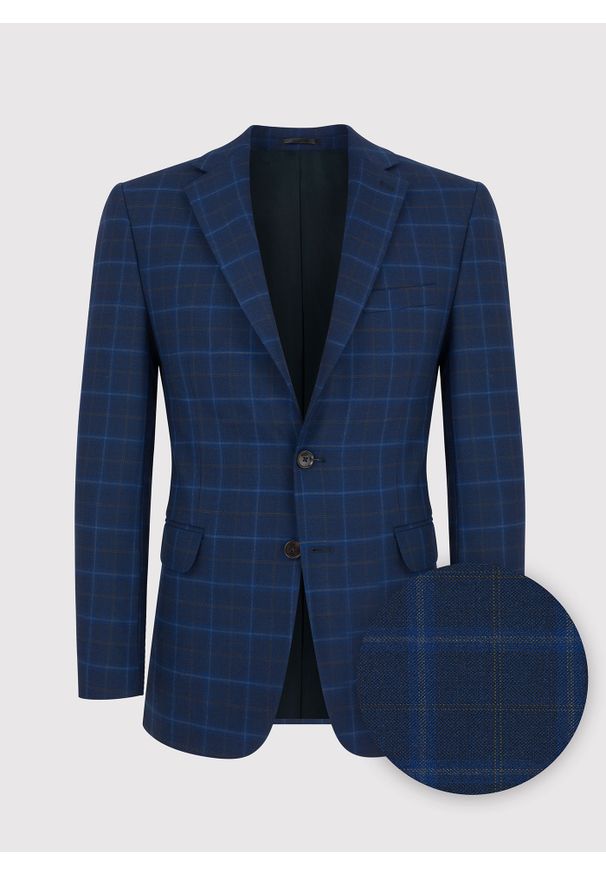Pako Lorente - PAKO LORENTE – Kraciasta marynarka garniturowa z wełną. Materiał: wełna