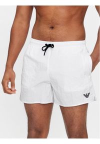 Emporio Armani Underwear Szorty kąpielowe 211756 4R422 00010 Biały Regular Fit. Kolor: biały. Materiał: syntetyk
