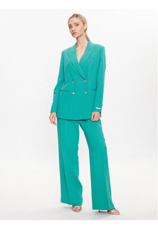 Ted Baker Marynarka Llayla 269648 Zielony Regular Fit. Kolor: zielony. Materiał: syntetyk