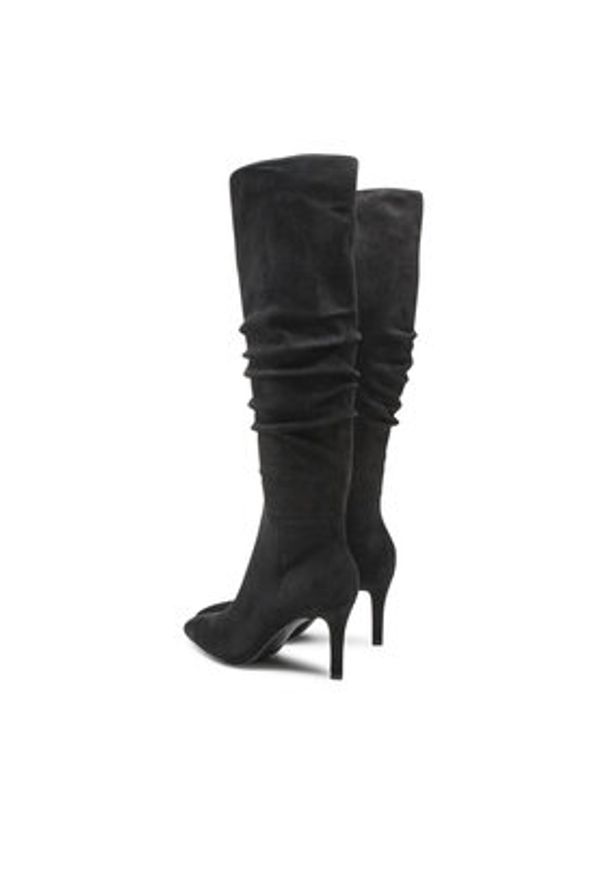 DeeZee Kozaki H030301-01 Czarny. Kolor: czarny. Materiał: materiał