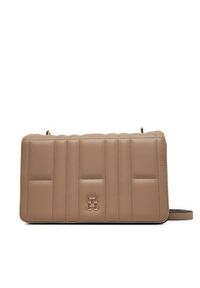 TOMMY HILFIGER - Tommy Hilfiger Torebka AW0AW17454 Beżowy. Kolor: beżowy. Materiał: skórzane #5