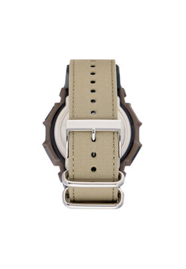 G-Shock Zegarek GD-010CE-5ER Khaki. Kolor: brązowy. Materiał: materiał