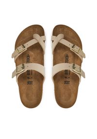 Birkenstock Japonki Mayari 1029726 Beżowy. Kolor: beżowy. Materiał: skóra #1