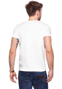 Wrangler - KOSZULKA WRANGLER WESTERN GRAPHIC TEE OFFWHITE W7B94FK02 112131566. Wzór: nadruk #3