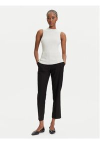 Hugo - HUGO Bluzka Sarepilk 50542597 Écru Slim Fit. Materiał: wiskoza #6