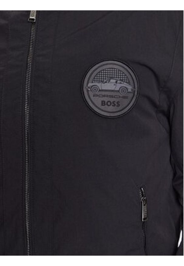 BOSS - Boss Kurtka bomber Coperto 50499031 Czarny Regular Fit. Kolor: czarny. Materiał: syntetyk