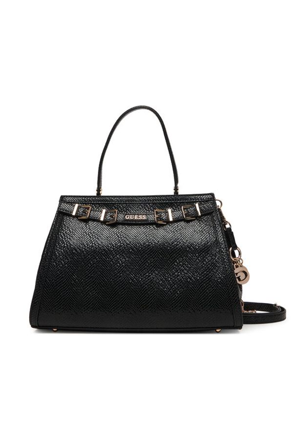 Guess Torebka Dovie HWKG99 09060 Czarny. Kolor: czarny. Materiał: skórzane