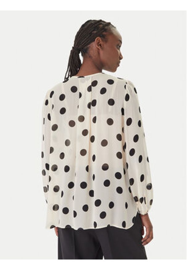 Marella Koszula Valanga 2613111122 Beżowy Relaxed Fit. Kolor: beżowy. Materiał: wiskoza