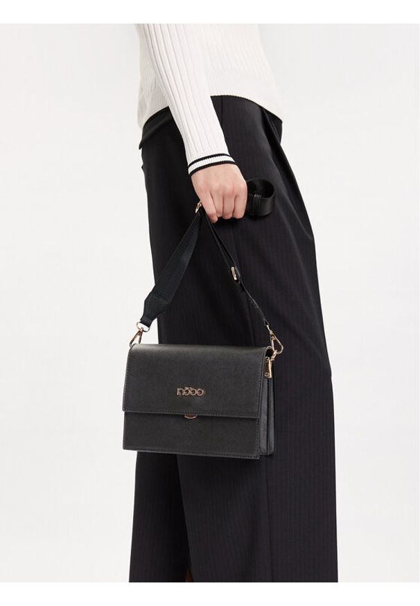 Nobo Torebka NBAG-P2290-C020 Czarny. Kolor: czarny. Materiał: skórzane