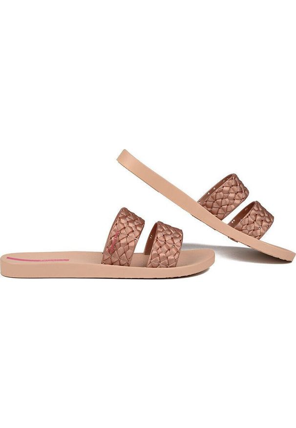 Klapki basenowe damskie Ipanema Renda II Fem. Kolor: beżowy. Styl: sportowy