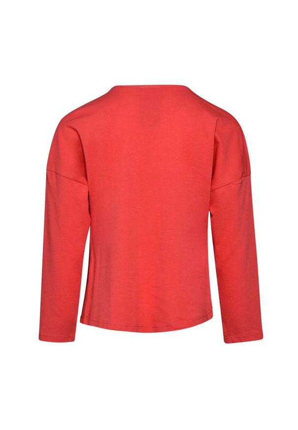 Diadora - Koszulka dziewczęca DIADORA JG.LS T-SHIRT 5PALLE. Kolor: czerwony