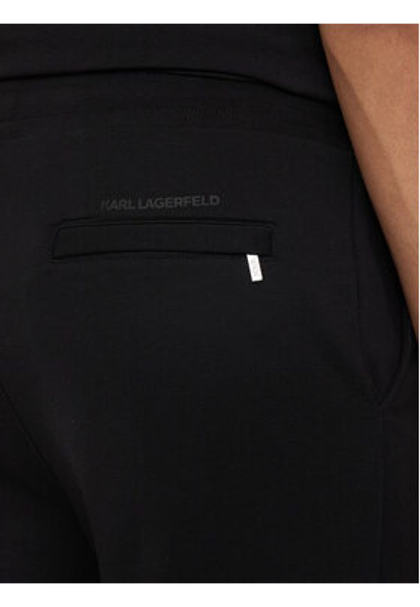 Karl Lagerfeld - KARL LAGERFELD Szorty sportowe 705889 Czarny Regular Fit. Kolor: czarny. Materiał: bawełna. Styl: sportowy