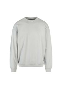 Bluza Urban Classics Pigment Dyed Crew Neck. Kolor: szary #1