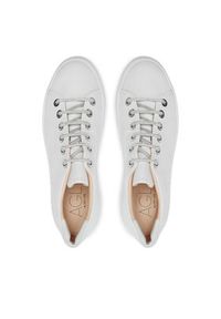 AGL Sneakersy Crystal D925270PGKV019A634 Biały. Kolor: biały. Materiał: skóra #4