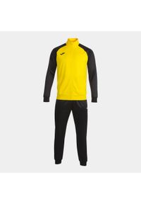 Dres do piłki nożnej męski Joma Academy IV. Kolor: wielokolorowy, czarny, żółty. Materiał: dresówka