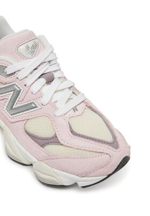 New Balance Sneakersy GC9060BE Różowy. Kolor: różowy. Materiał: skóra, zamsz