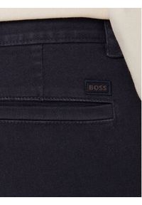 BOSS Chinosy 50547865 Granatowy Slim Fit. Kolor: niebieski. Materiał: bawełna #5