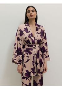 Reserved - Wzorzyste kimono - wielobarwny. Materiał: wiskoza #1
