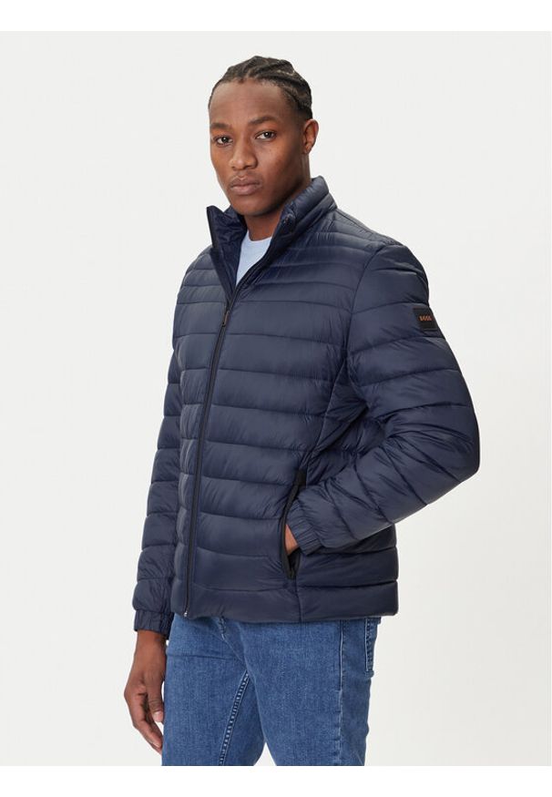 BOSS Kurtka przejściowa Oden2 50530822 Granatowy Slim Fit. Kolor: niebieski. Materiał: syntetyk