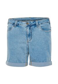 Kaffe Szorty jeansowe Vicky 10505474 Niebieski Regular Fit. Kolor: niebieski. Materiał: bawełna, jeans