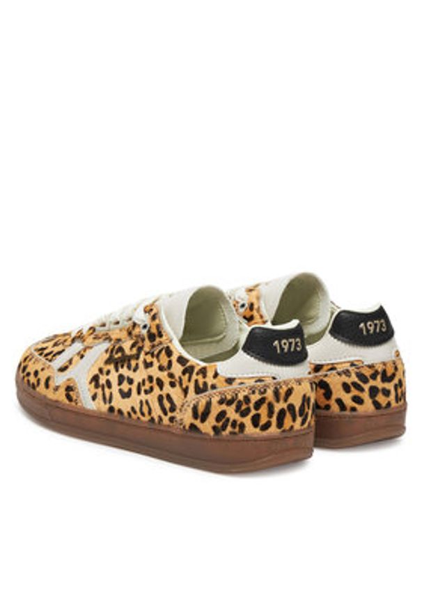 Pepe Jeans Sneakersy Ball Top W PLS00035 Beżowy. Kolor: beżowy. Materiał: skóra