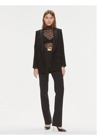 Elisabetta Franchi Body BO-004-41E2 Czarny Regular Fit. Kolor: czarny. Materiał: syntetyk