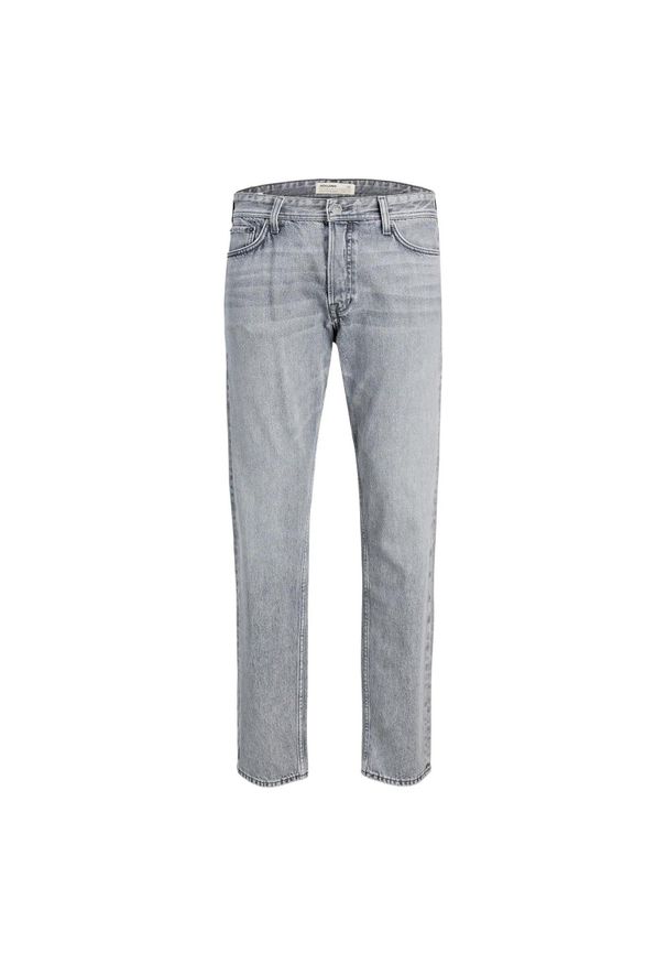Jeansy Jack & Jones Mike 020 szary denim. Kolor: szary. Materiał: denim, jeans. Sport: skateboard