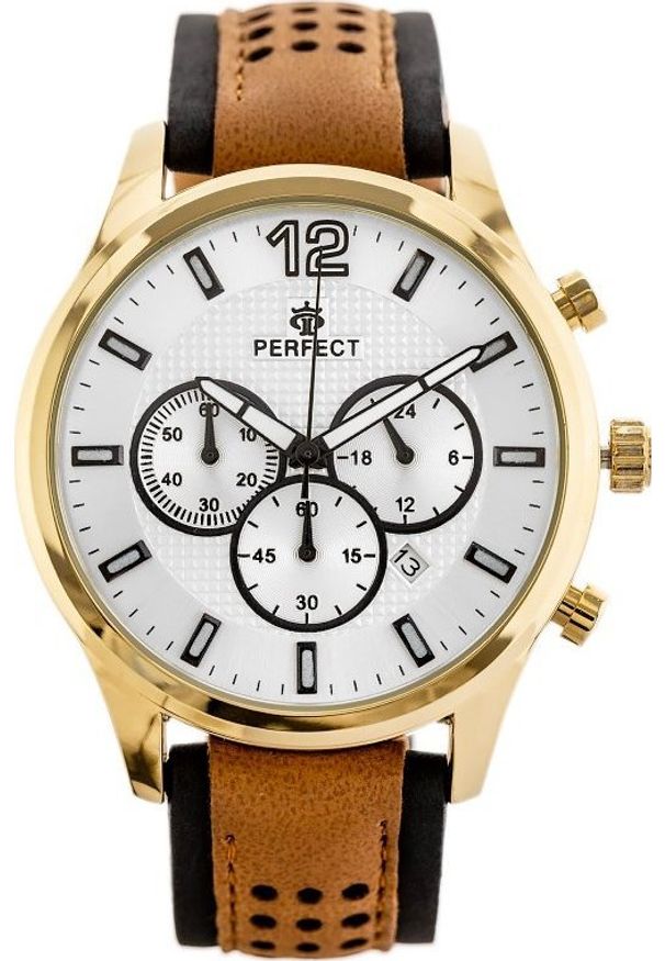 Zegarek Perfect ZEGAREK MĘSKI PERFECT CH01L - CHRONOGRAF (zp354c)