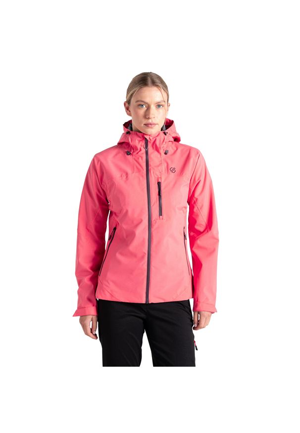 DARE 2B - Damska Kurtka Wodoodporna Torrek II. Kolor: różowy. Sport: turystyka piesza