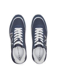 Armani Exchange Sneakersy XDX109 XV588 M785 Granatowy. Kolor: niebieski. Materiał: materiał #3
