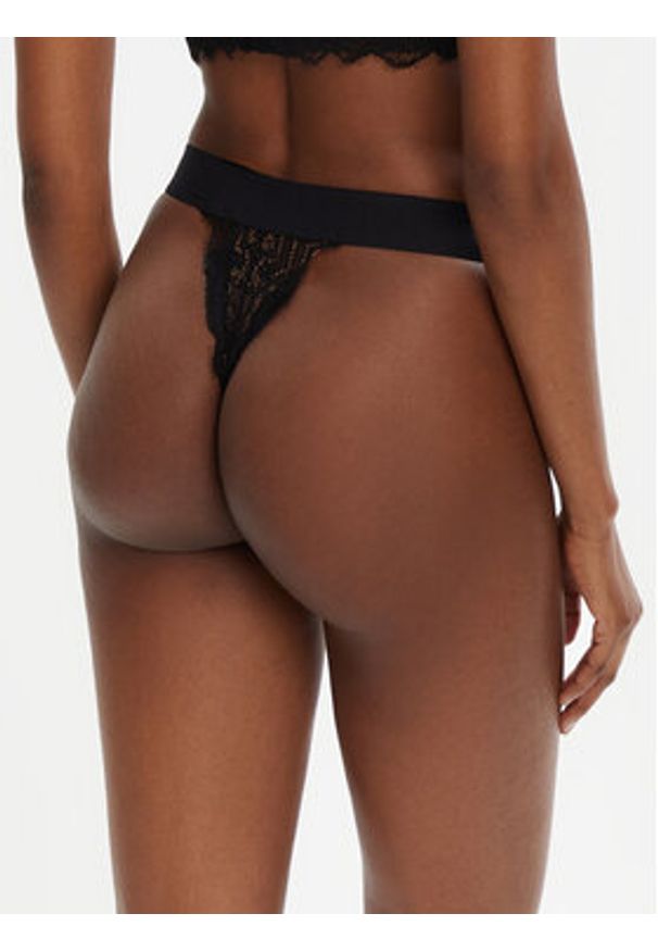 Hugo - HUGO Stringi 50535036 Czarny. Kolor: czarny. Materiał: syntetyk