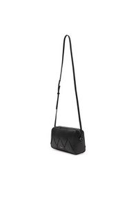 Calvin Klein Torebka Ck Woven Camera Bag K60K613002 Czarny. Kolor: czarny. Materiał: skórzane #5