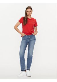 Polo Ralph Lauren T-Shirt 211898698013 Czerwony Regular Fit. Typ kołnierza: polo. Kolor: czerwony. Materiał: bawełna #4