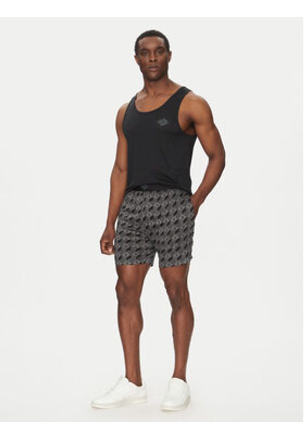 Hugo - HUGO Szorty piżamowe Jo 50540070 Szary Regular Fit. Kolor: szary. Materiał: bawełna