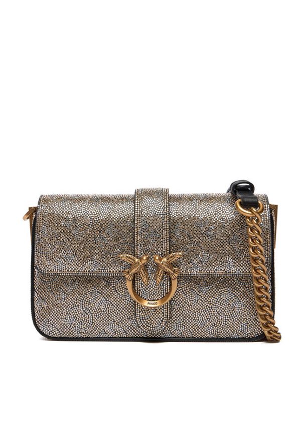 Pinko - PINKO Torebka Love One Slouchy Baby AI 25-26 PCPL 105353 105353 Złoty. Kolor: złoty