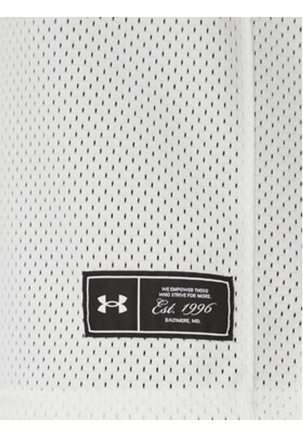 Under Armour Tank top Zone Pro 6000370 Biały Loose Fit. Kolor: biały. Materiał: syntetyk