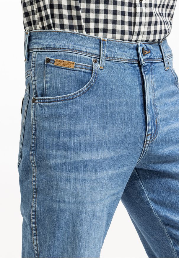 Wrangler - WRANGLER TEXAS MĘSKIE SPODNIE JEANSOWE JEANSY DŻINSY FRIDAY ROCK W121HR47E 112331061. Styl: rockowy