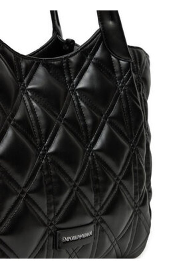 Emporio Armani Torebka Y3D277 YWL2E 80001 Czarny. Kolor: czarny. Materiał: skórzane