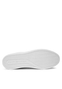 TOMMY HILFIGER - Tommy Hilfiger Sneakersy Essential Cupsole Sneaker FW0FW07687 Biały. Kolor: biały. Materiał: skóra