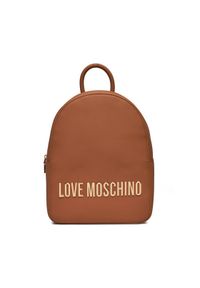 Love Moschino - LOVE MOSCHINO Plecak JC4193PP1IKD0201 Brązowy. Kolor: brązowy. Materiał: skóra