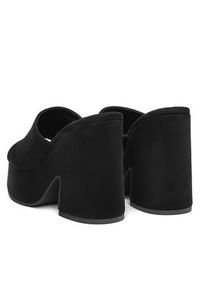 DeeZee Klapki E8341-1 Czarny. Kolor: czarny. Materiał: materiał #7