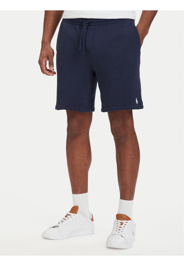 Polo Ralph Lauren Szorty sportowe 710A12486005 Granatowy Regular Fit. Kolor: niebieski. Materiał: bawełna. Styl: sportowy