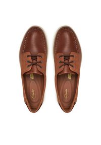 Clarks Mokasyny Bratton Boat 26181273 Brązowy. Kolor: brązowy. Materiał: skóra #4