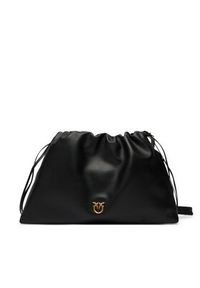 Pinko - PINKO Torba MAXI CLUTCH+TRACOLLA SP Czarny. Kolor: czarny. Materiał: skórzane #4