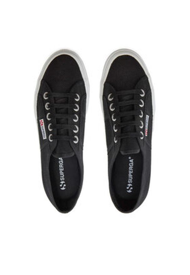 Superga Tenisówki 2750 Czarny. Kolor: czarny. Materiał: materiał