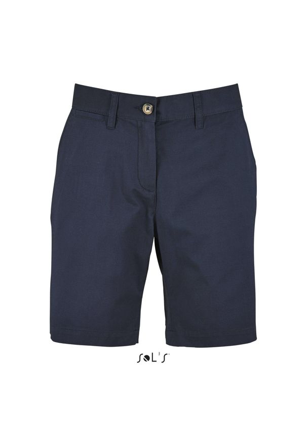 SOL'S - Szorty damskie Sol's Jasper. Kolor: niebieski. Długość: krótkie