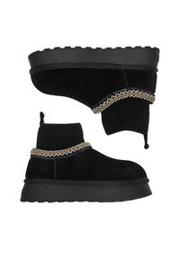 Badura Śniegowce EO-ANDREA-TS6278-01 Czarny. Kolor: czarny. Materiał: skóra, zamsz #2