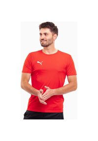 Puma - Koszulka sportowa męska teamRISE Matchday Jersey. Kolor: czerwony. Materiał: jersey